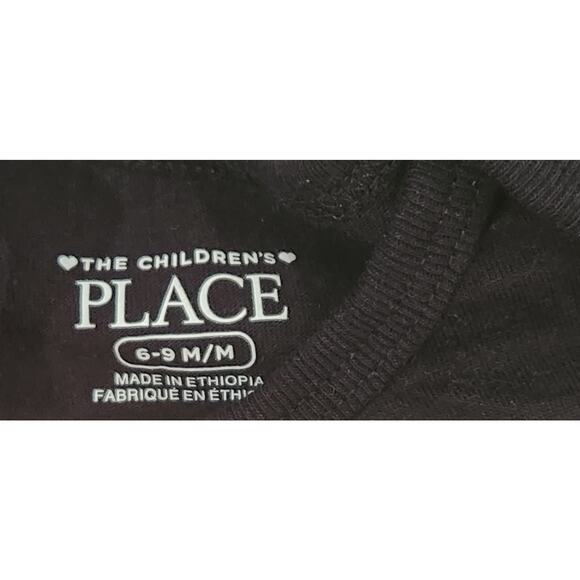 The Children's Place Black White Graphic Baby Girl Body Suit 4 Pieces 6-9 Months - Picture 2 of 2